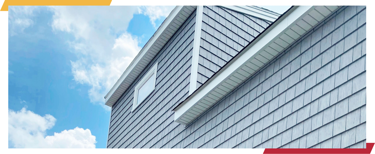 house with cedar siding