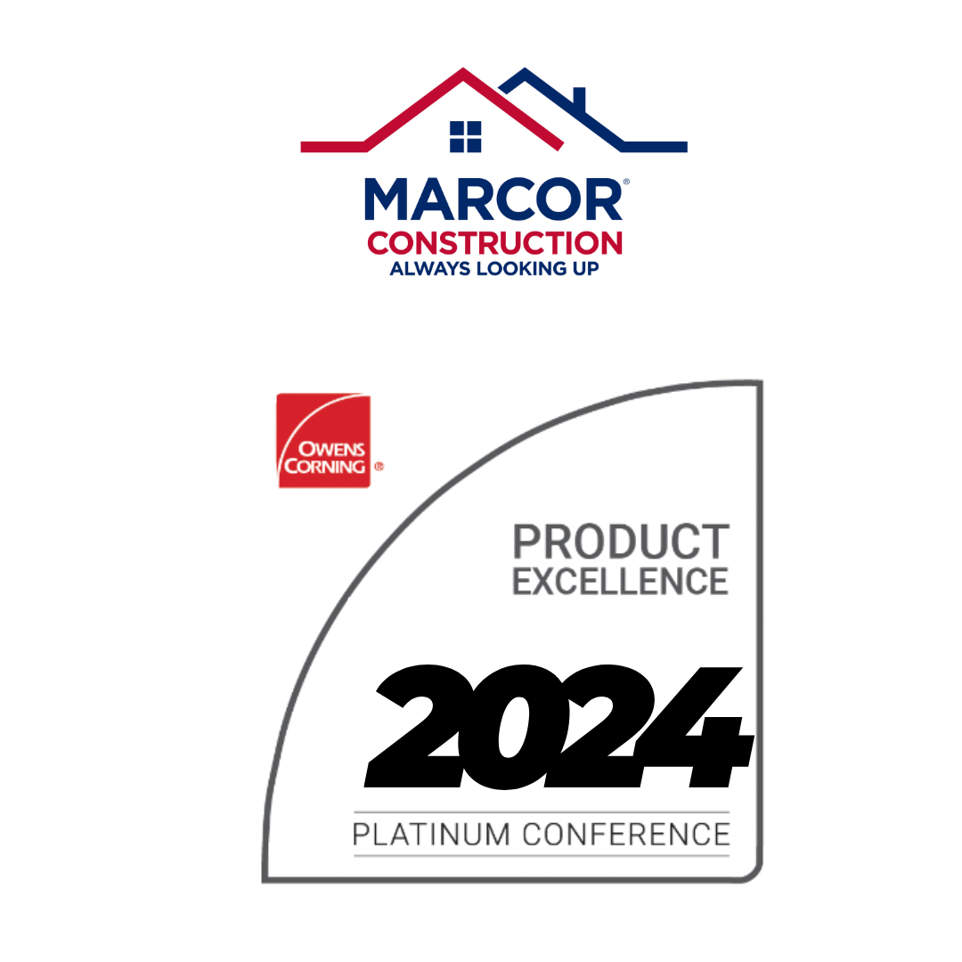 Marcor Construction Honored with Owens Corning Product Excellence Award!